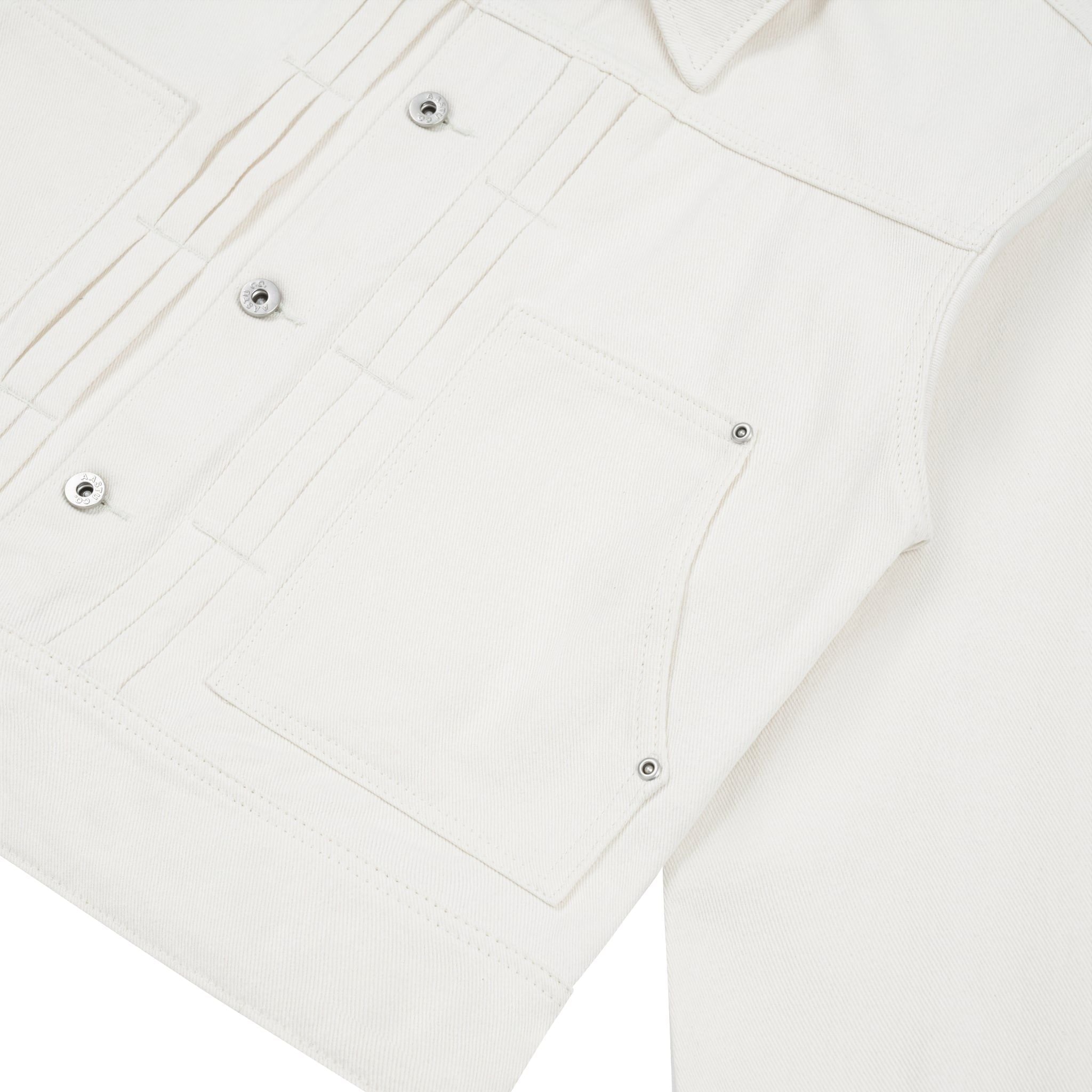  AA RIOT DENIM JACKET // WHITE 