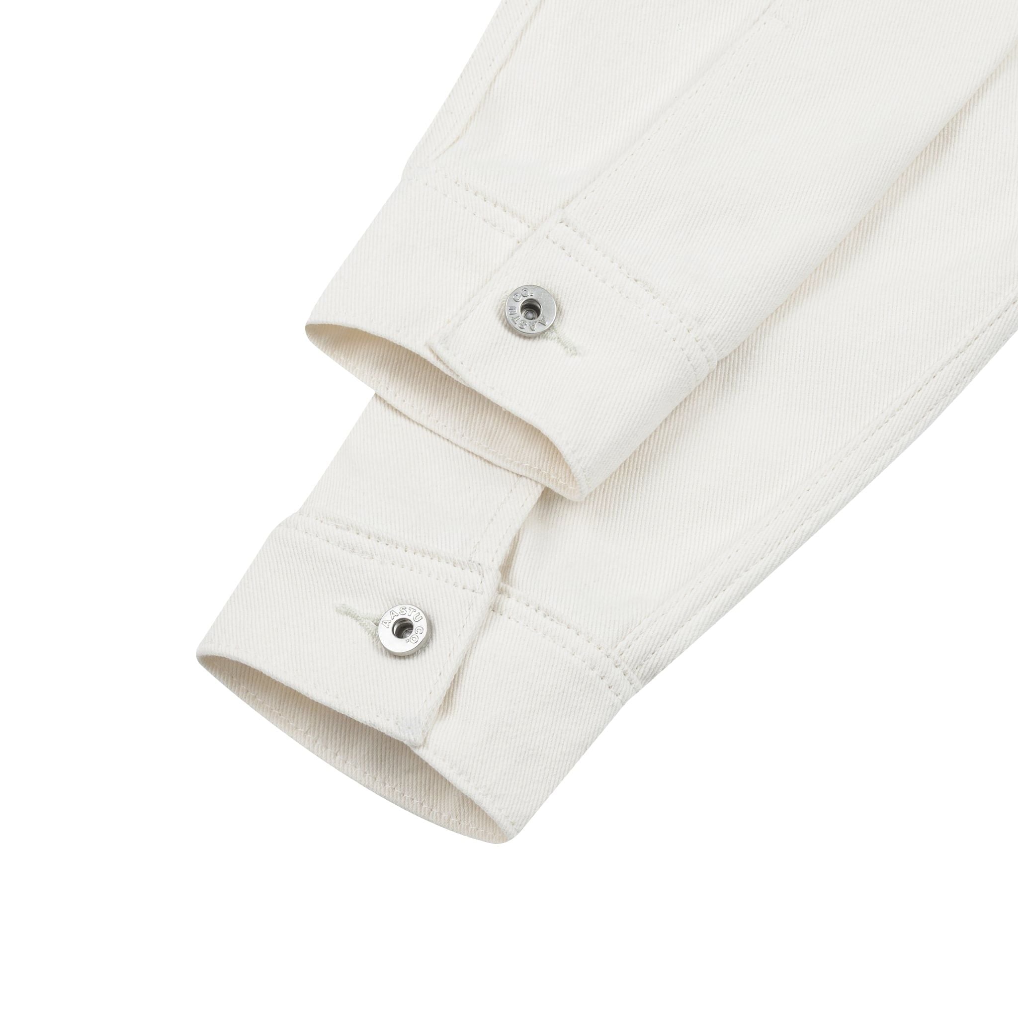  AA RIOT DENIM JACKET // WHITE 