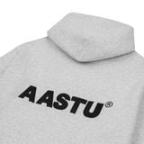  AASTU LOGO HOODIE VJPPRO ZIP // GREY 