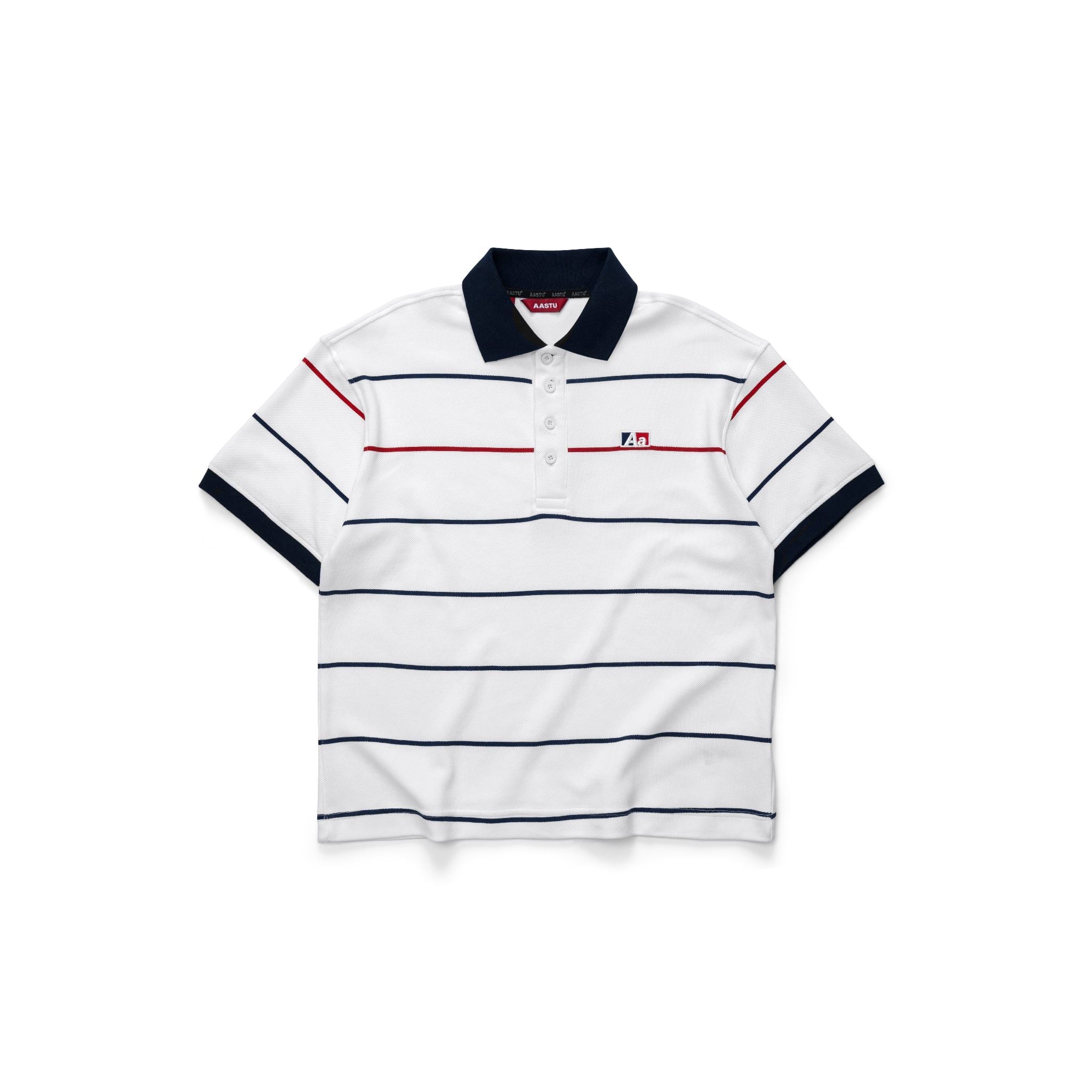  AASTU ABA REDLINE POLO  // WHITE 