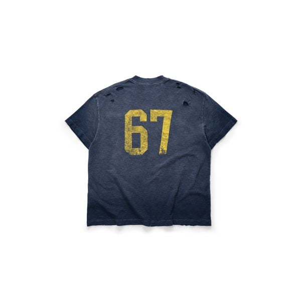  AAD 67 POCKET SUNFADE TEE // NAVY 