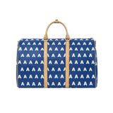  AA EMBROIDERED LOGO BOSTON BAG // BLUE 