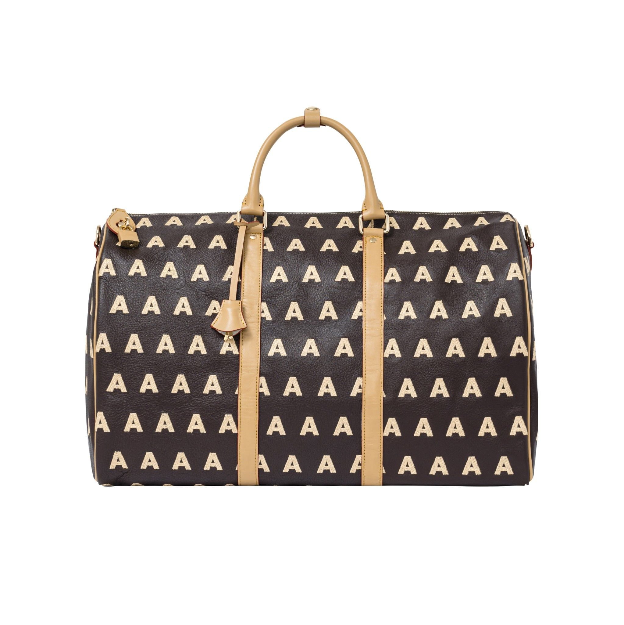  AA EMBROIDERED LOGO BOSTON BAG // LARGE 