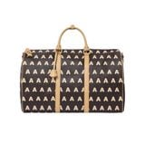  AA EMBROIDERED LOGO BOSTON BAG //  COFFEE 