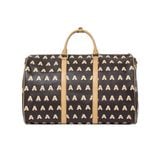  AA EMBROIDERED LOGO BOSTON BAG //  COFFEE 