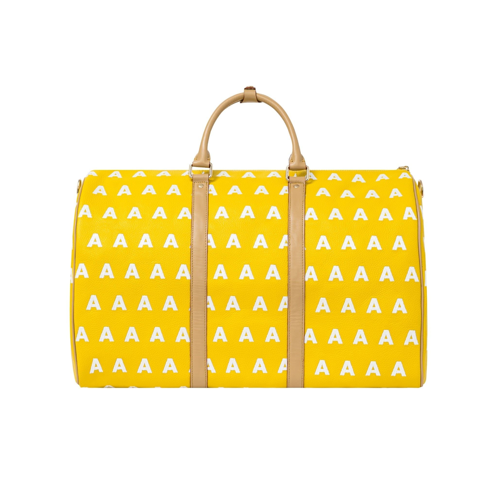  AA EMBROIDERED LOGO BOSTON BAG // LARGE 