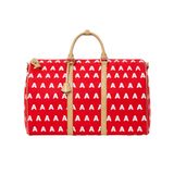  AA EMBROIDERED LOGO BOSTON BAG // LARGE 