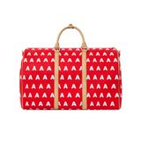  AA EMBROIDERED LOGO BOSTON BAG // LARGE 