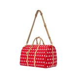  AA EMBROIDERED LOGO BOSTON BAG // RED 