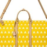  AA EMBROIDERED LOGO BOSTON BAG // YELLOW 