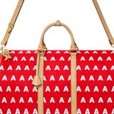  AA EMBROIDERED LOGO BOSTON BAG // RED 