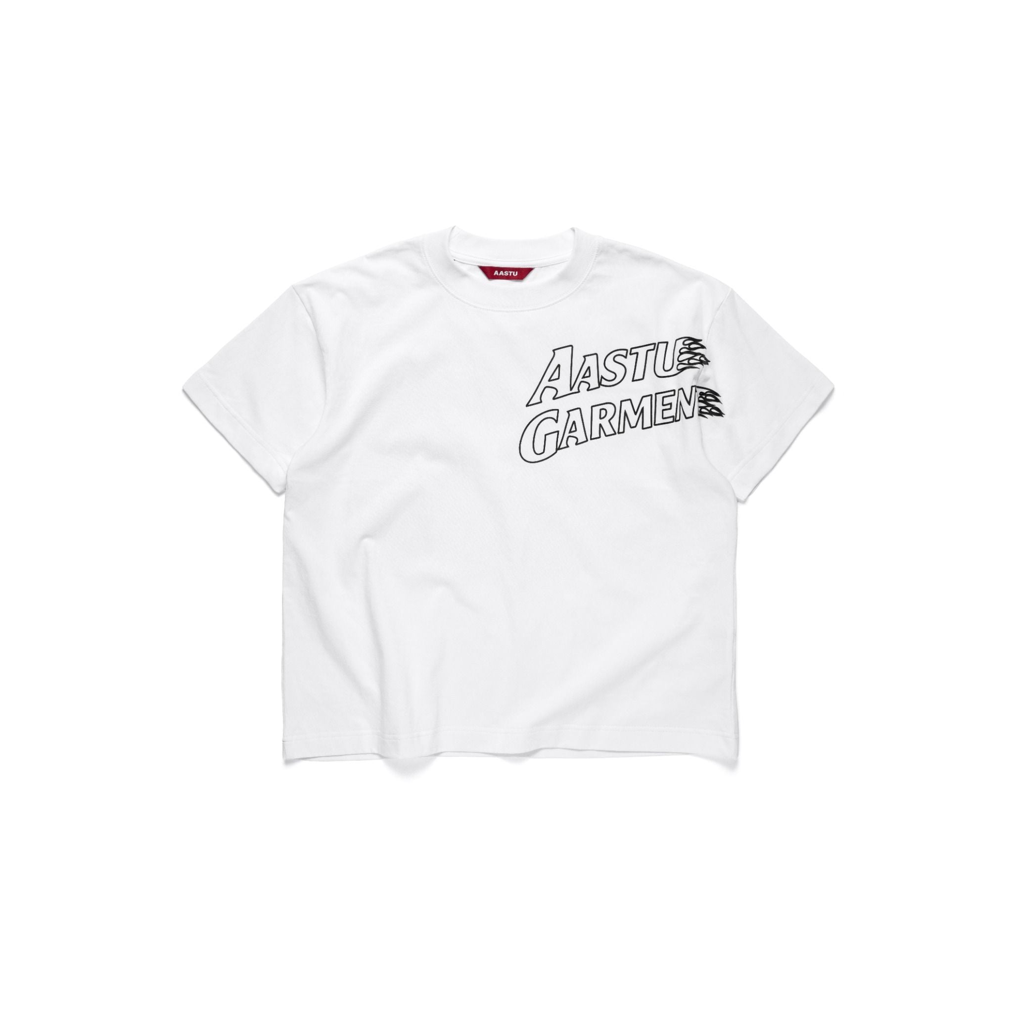  AA FIRE GARMENT LOGO TEE V2 // WHITE 