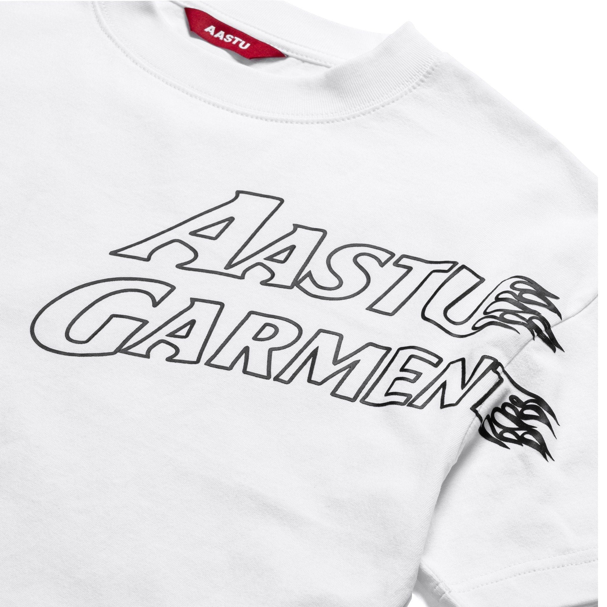  AA FIRE GARMENT LOGO TEE V2 // WHITE 