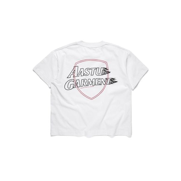  AA FIRE GARMENT LOGO TEE V2 // WHITE 