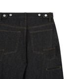  AA RAW DENIM PLEATED PANTS // BLACK 