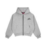  AASTU GARMENT HOODIE ZIP // GREY 