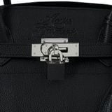  AASTU CARRYALL BAG // BLACK MILL / SILVER 