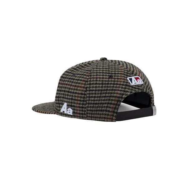  AASTU HERITAGE PLAID RED SNAPBACK // OLIVE 