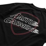  AA WASHED FIRE GARMENT LOGO TEE V2 // BLACK 