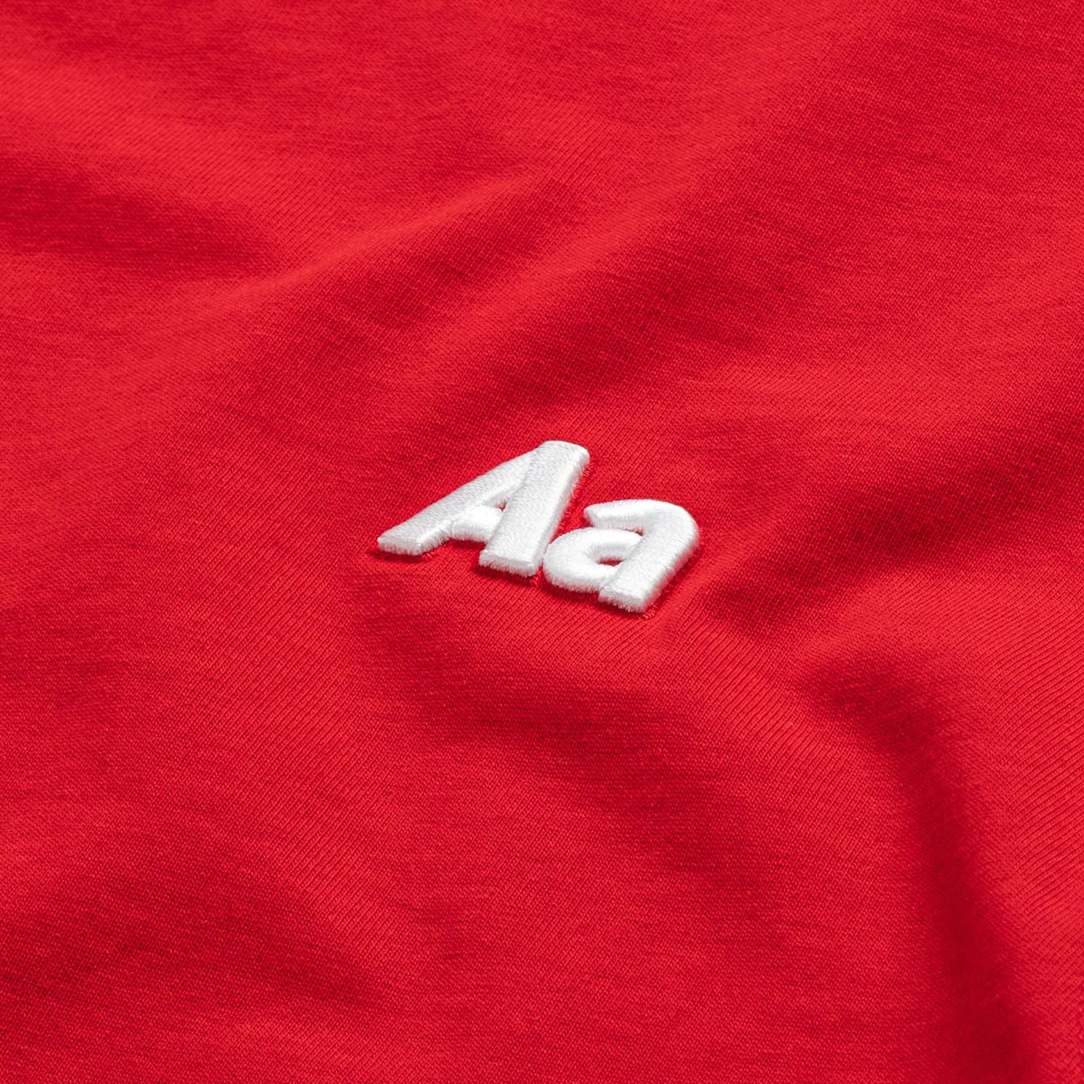  AA RACING LOGO TEE // RED 