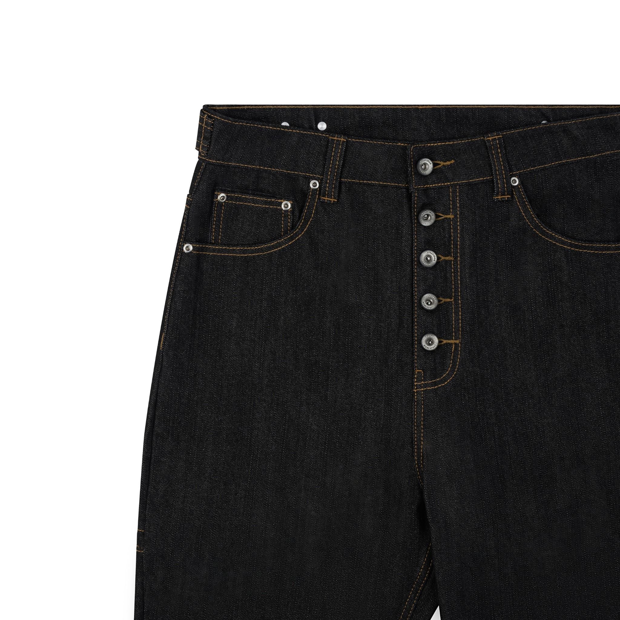  AA RAW DENIM PANTS V2 // BLACK 