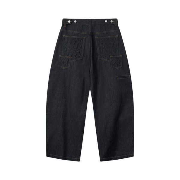 AA RAW DENIM PLEATED PANTS // INDIGO 