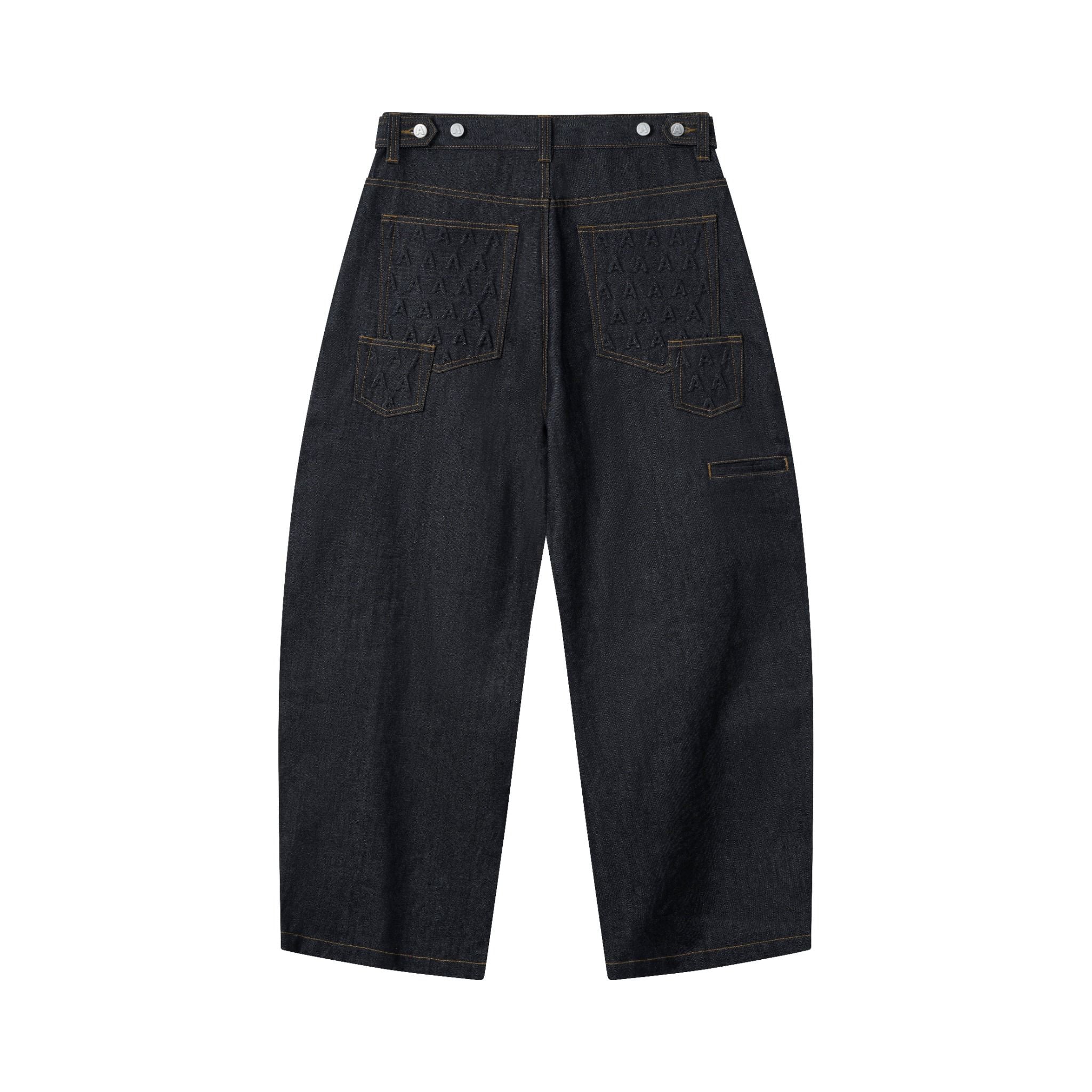 AA RAW DENIM PLEATED PANTS // INDIGO 