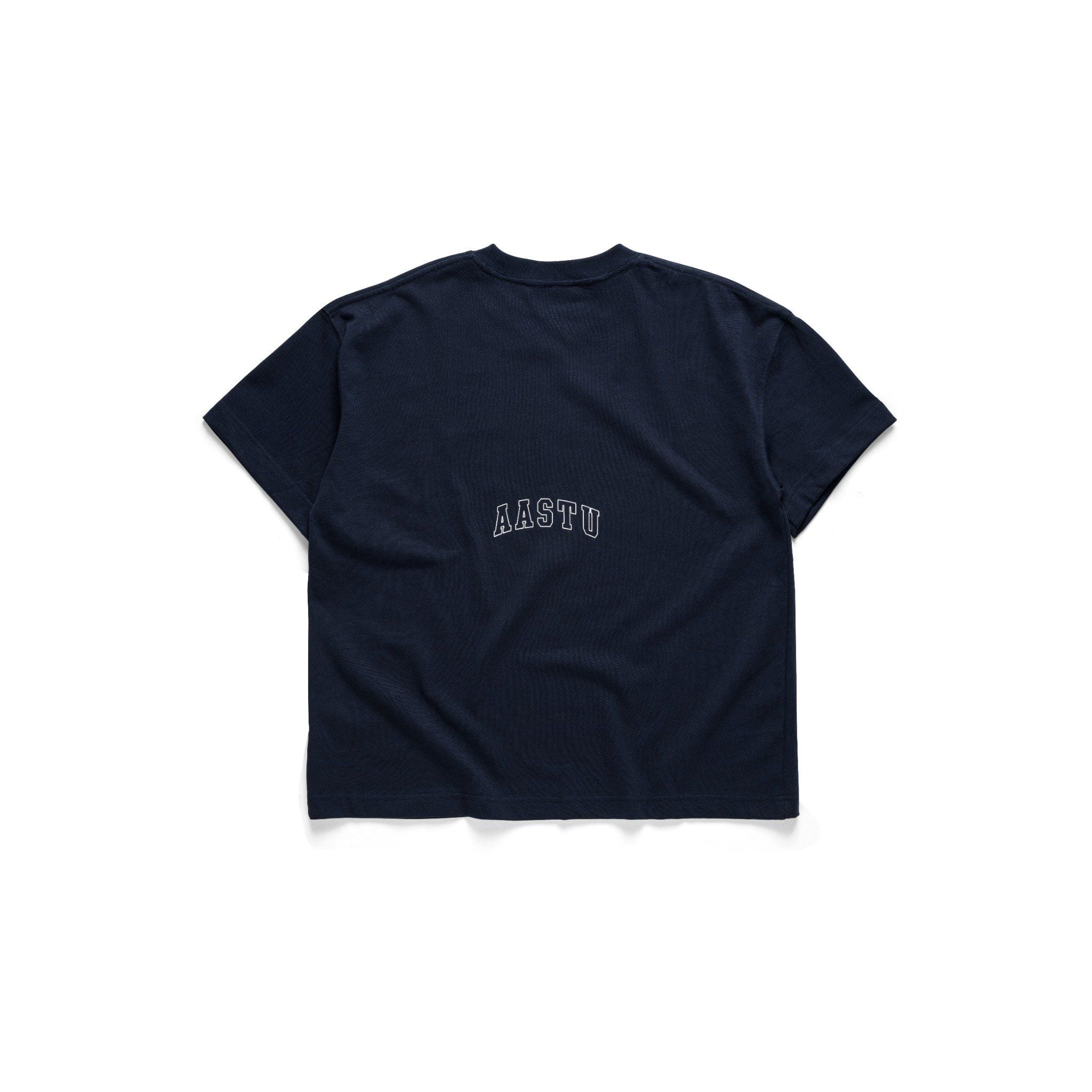  AA CLASSIC LOGO TEE V3 // NAVY 