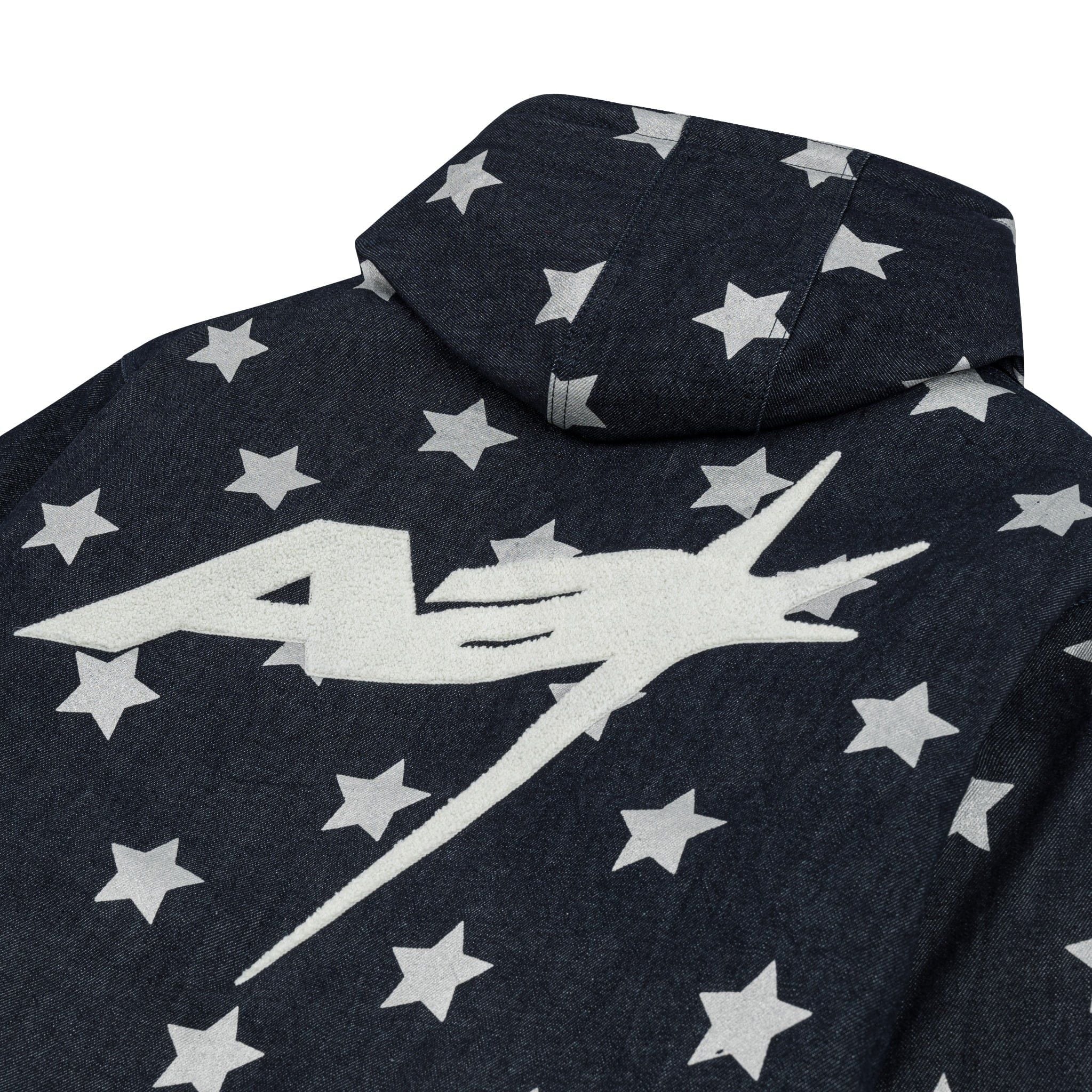  AA SUPERSTAR DENIM HOODIE // INDIGO 