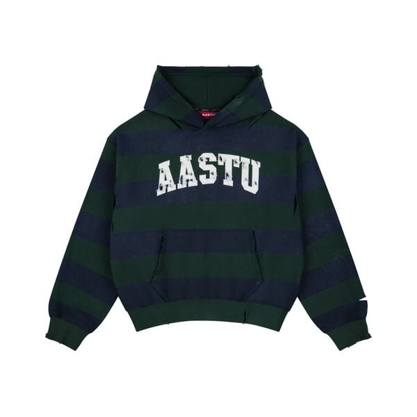 AASTU STRIPED NAVY HOODIE WASHED // RED – AASTU® COMPANY LIMITED