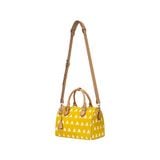  AA EMBROIDERED LOGO BOSTON BAG // YELLOW 