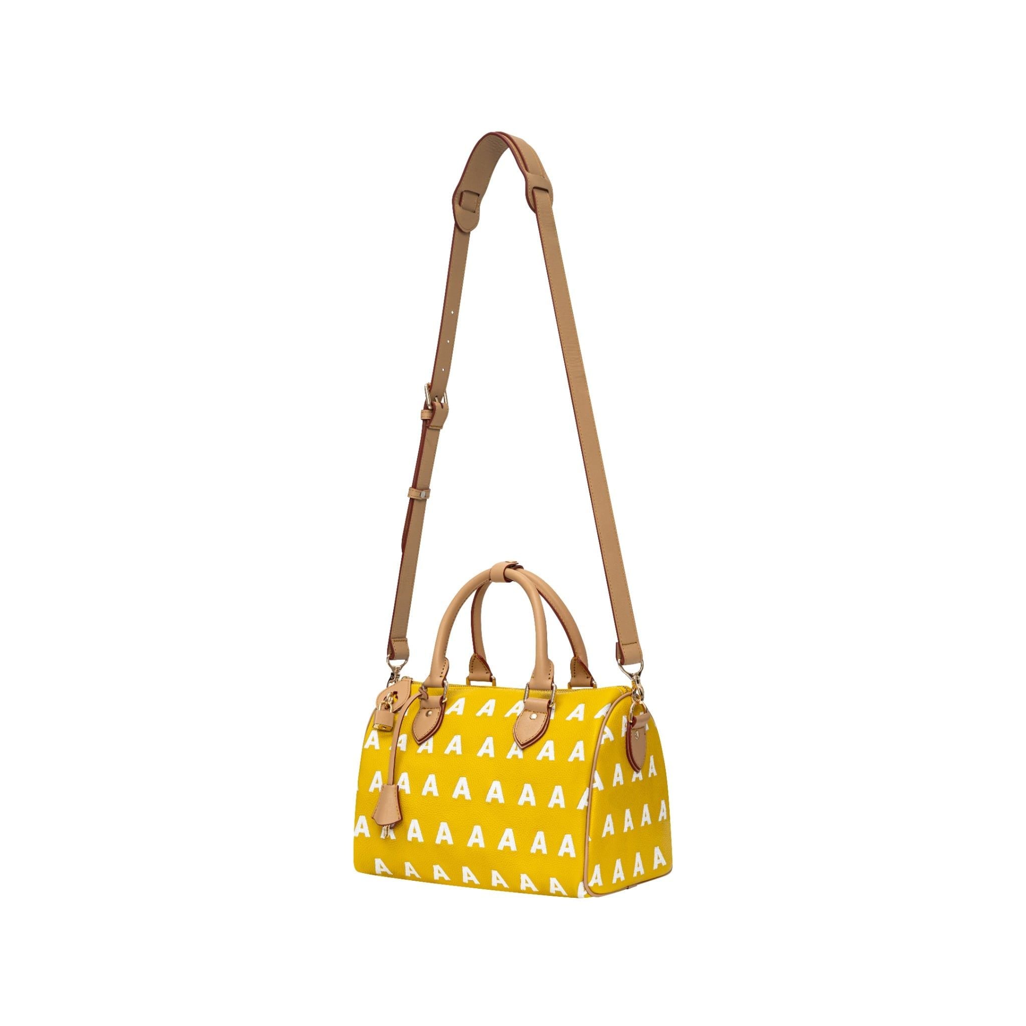  AA EMBROIDERED LOGO BOSTON BAG // SMALL 