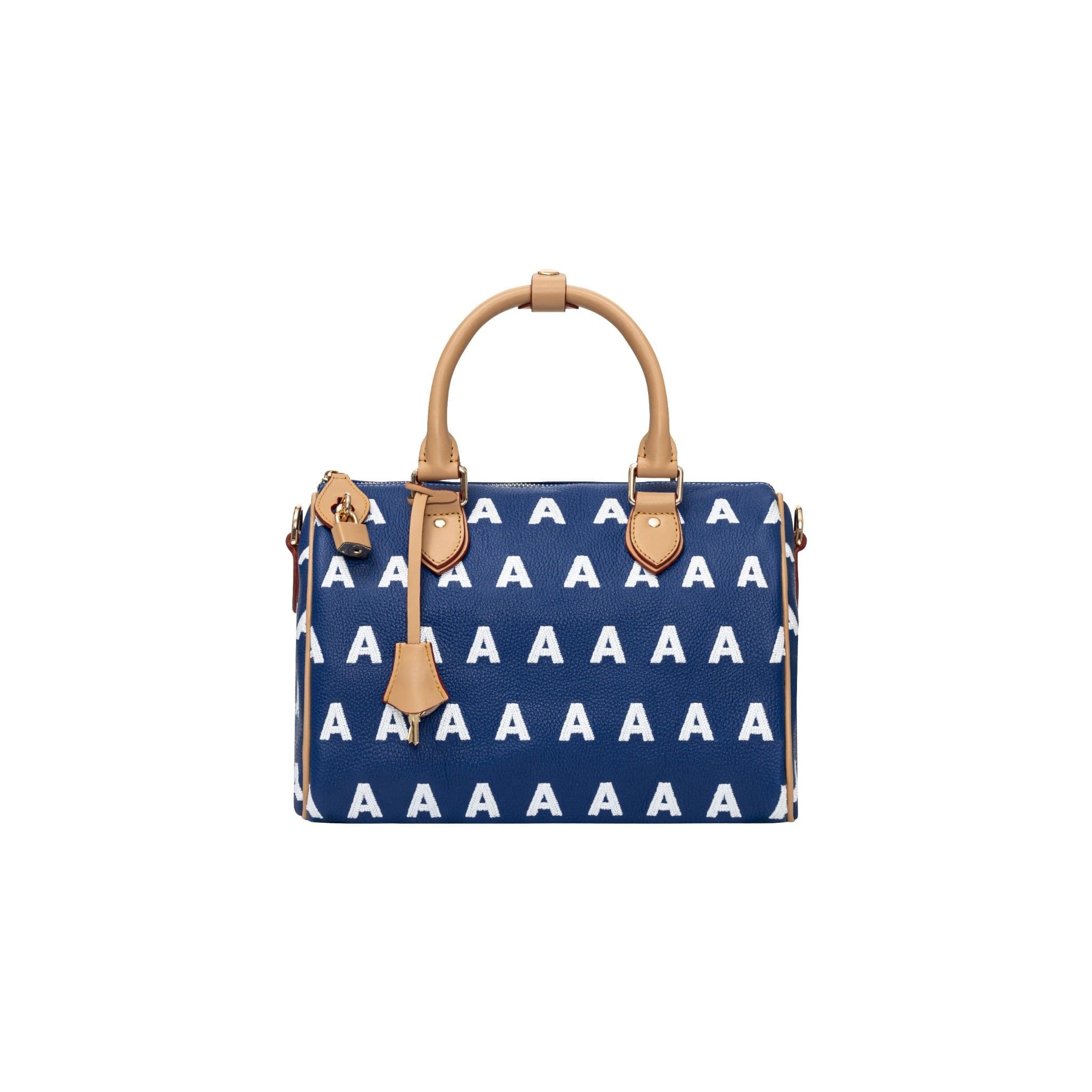  AA EMBROIDERED LOGO BOSTON BAG // SMALL 