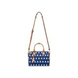  AA EMBROIDERED LOGO BOSTON BAG // BLUE 