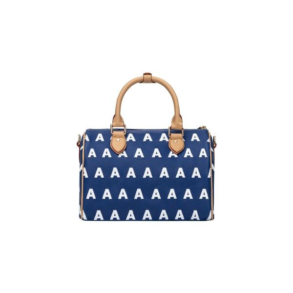  AA EMBROIDERED LOGO BOSTON BAG // BLUE 