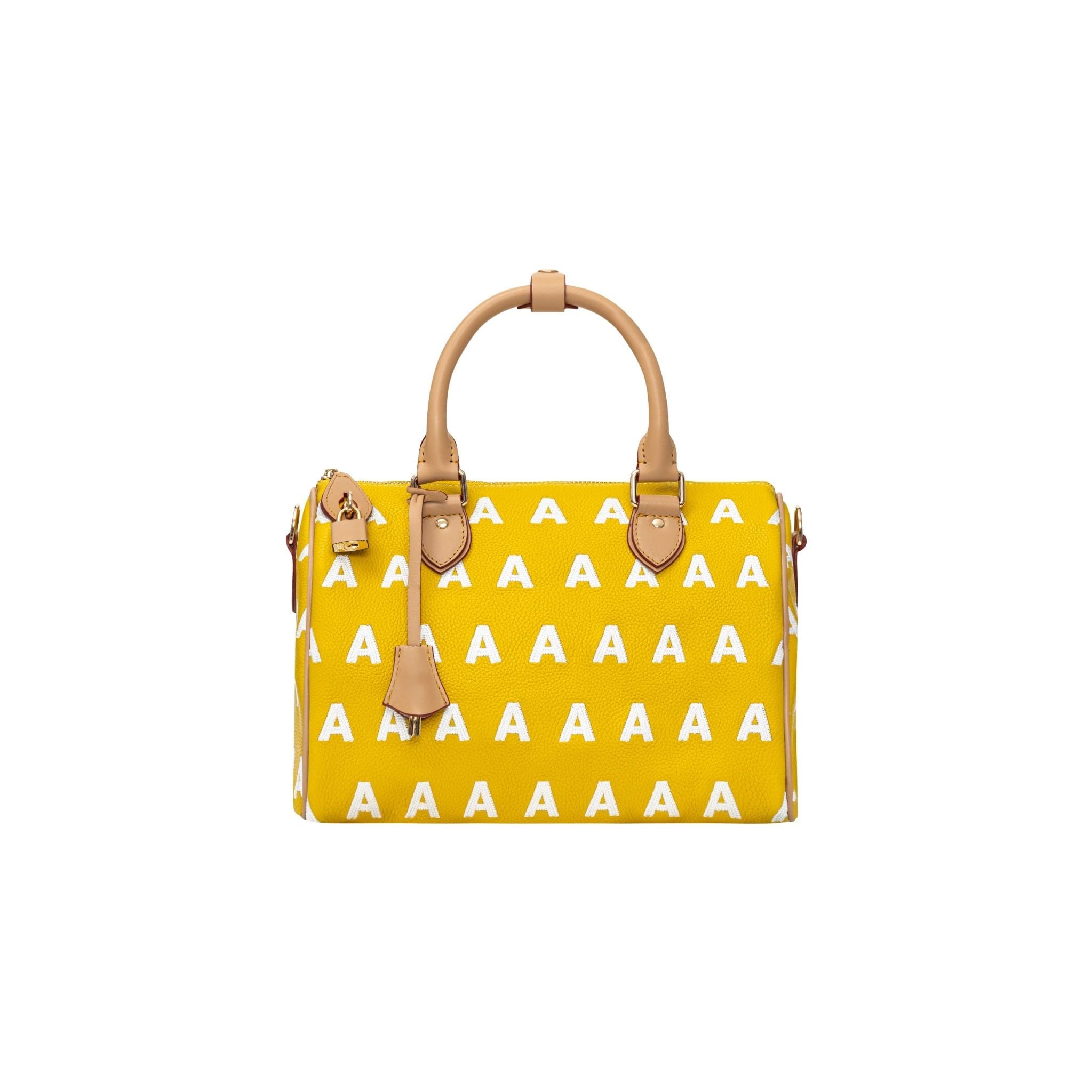  AA EMBROIDERED LOGO BOSTON BAG // SMALL 