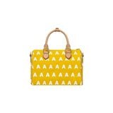  AA EMBROIDERED LOGO BOSTON BAG // YELLOW 