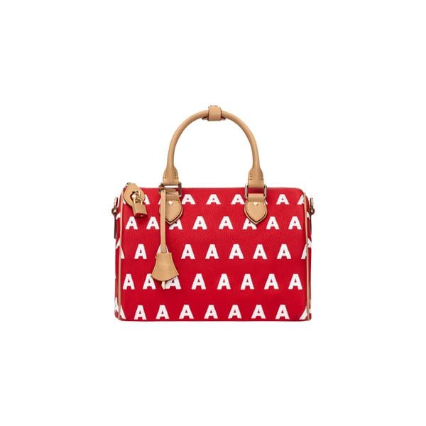  AA EMBROIDERED LOGO BOSTON BAG // SMALL 