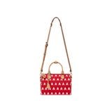  AA EMBROIDERED LOGO BOSTON BAG // RED 