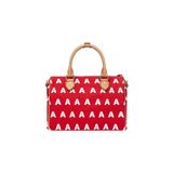  AA EMBROIDERED LOGO BOSTON BAG // RED 