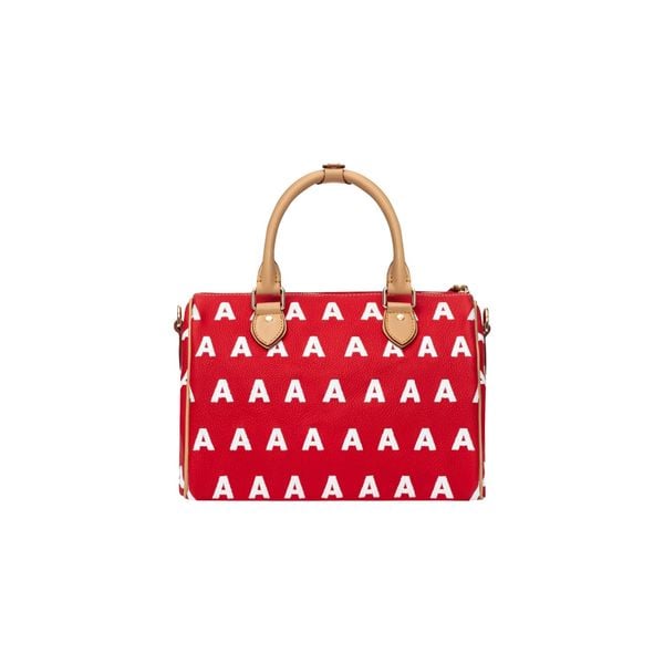  AA EMBROIDERED LOGO BOSTON BAG // RED 