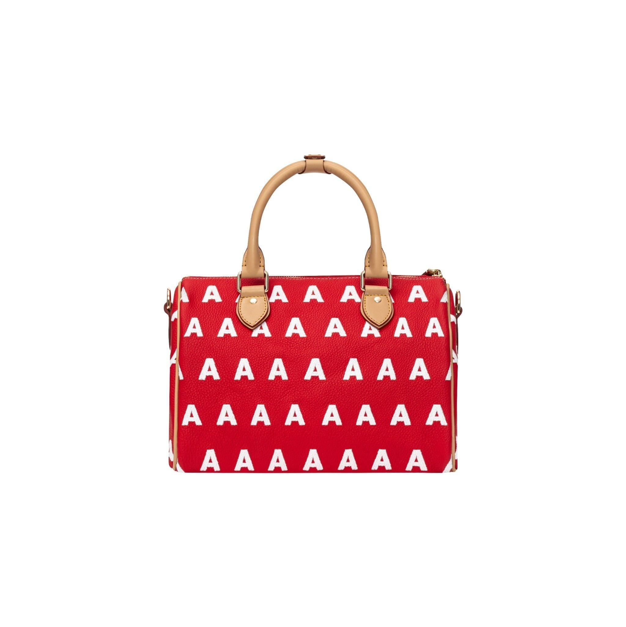  AA EMBROIDERED LOGO BOSTON BAG // RED 
