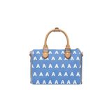  AA EMBROIDERED LOGO BOSTON BAG // LIGHT BLUE 