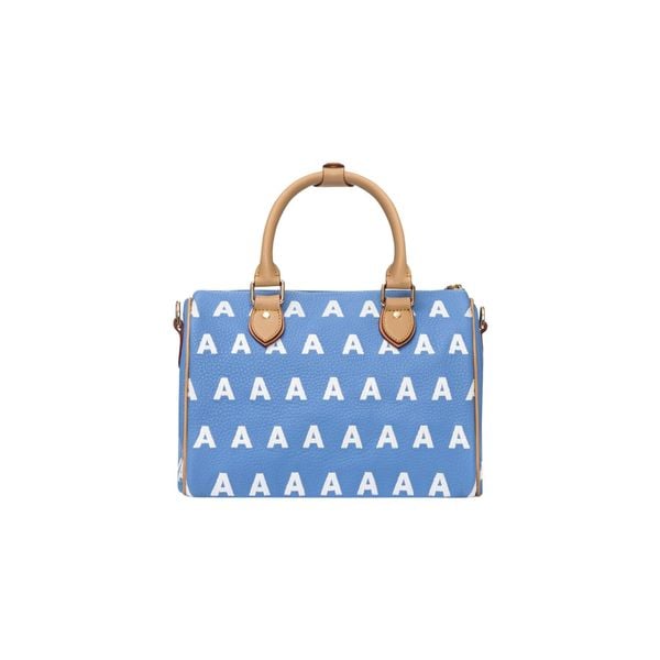  AA EMBROIDERED LOGO BOSTON BAG // LIGHT BLUE 
