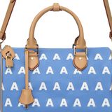  AA EMBROIDERED LOGO BOSTON BAG // LIGHT BLUE 