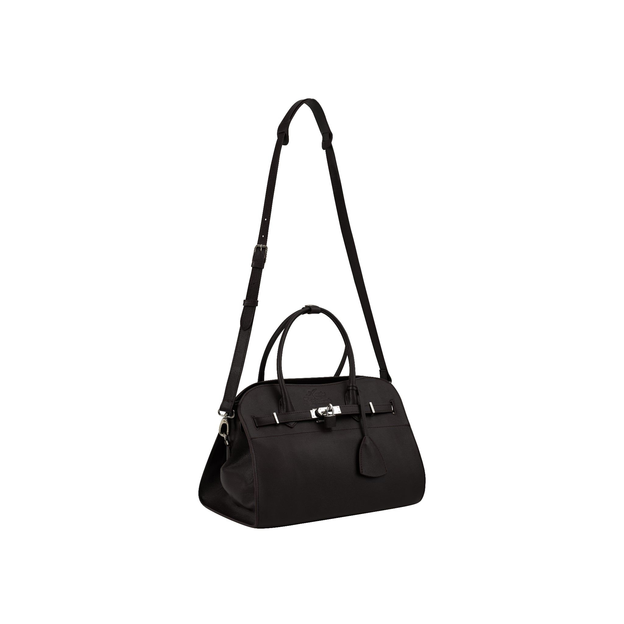  AASTU CARRYALL BAG // BROWN COW / SILVER 