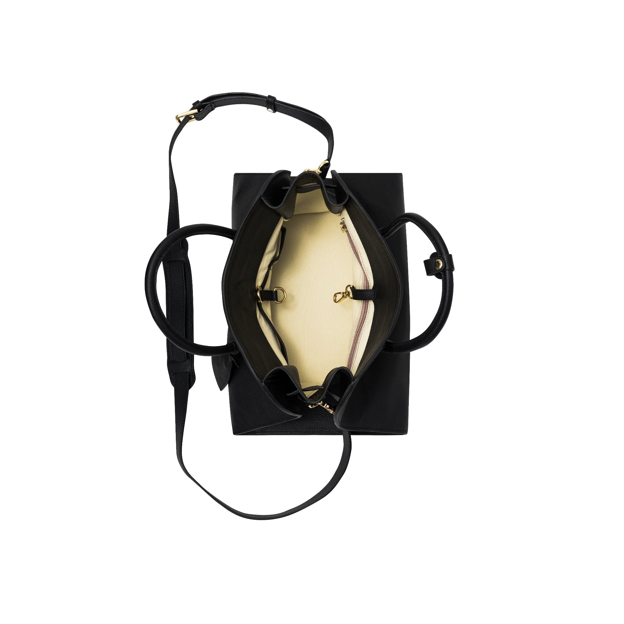  AASTU CARRYALL BAG //  BLACK MILL / GOLD 