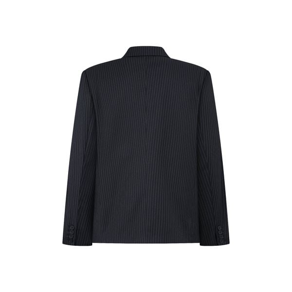  AA STRIPED BLAZER // GREY 