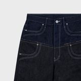  AA DOUBLE WAIST RAW JEANS // INDIGO 