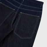  AA DOUBLE WAIST RAW JEANS // INDIGO 